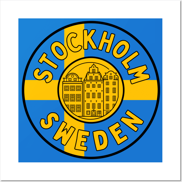 Stockholm Wall Art by footballomatic